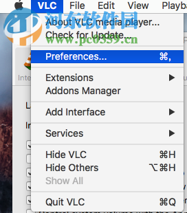 vlc for mac設置中文的方法