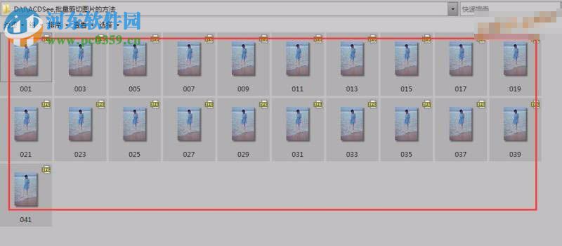 acdsee批量裁剪圖片的方法