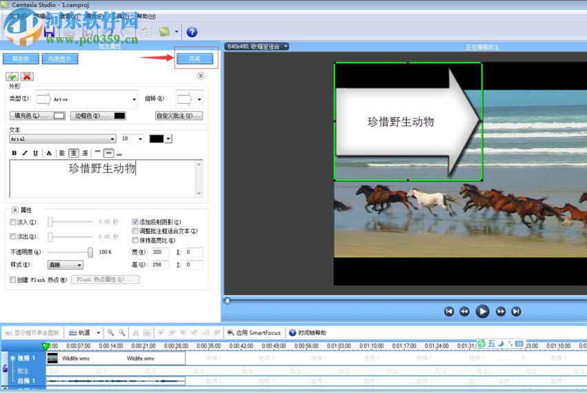 camtasia studio給視頻添加文字批注的方法