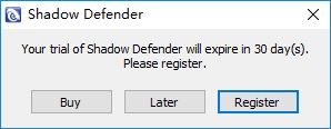 Shadow Defender破解教程