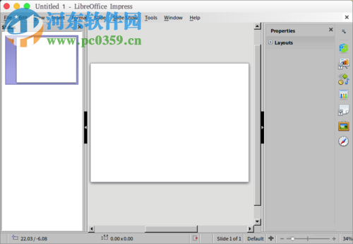 打開libreoffice impress左側(cè)slides預(yù)覽區(qū)域的方法