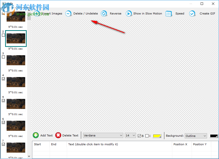 iGIFmaker制作GIF圖像的方法