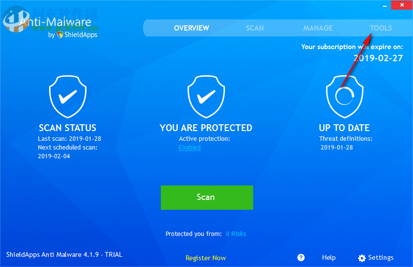 ShieldApps Anti-Malware如何禁止電腦軟件自啟