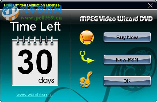 Womble MPEG Video Wizard DVD如何設置中文