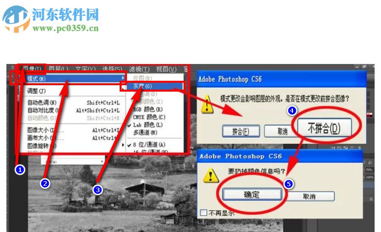 用ps轉(zhuǎn)換彩色圖片為高像素黑白效果