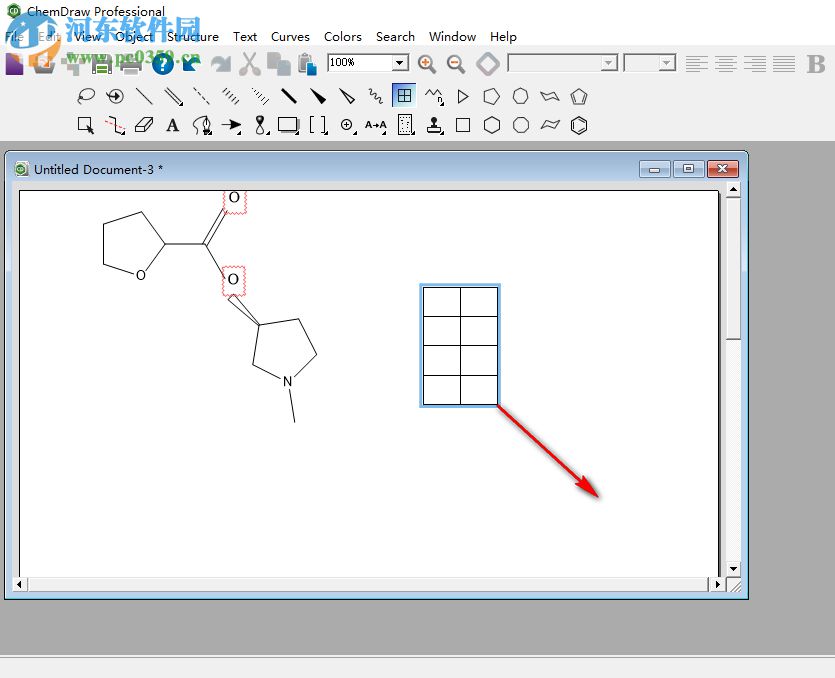 ChemDraw在繪圖時(shí)如何添加表格