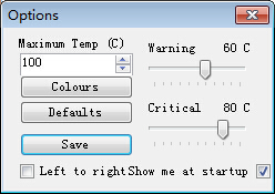 電腦硬件溫度檢測(cè)工具Temperature Taskbar 1.0 免費(fèi)版