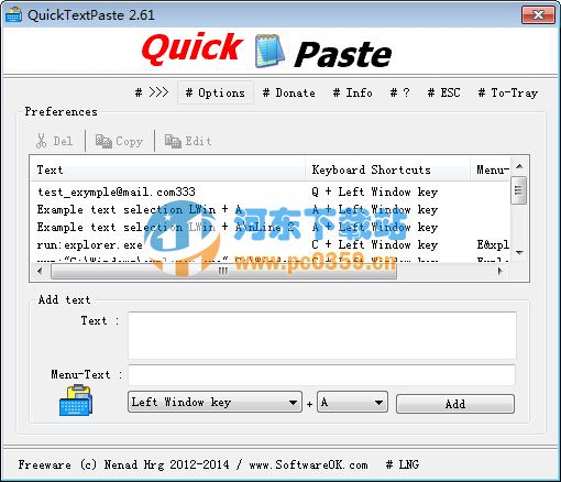 QuickTextPaste(快速粘貼工具)