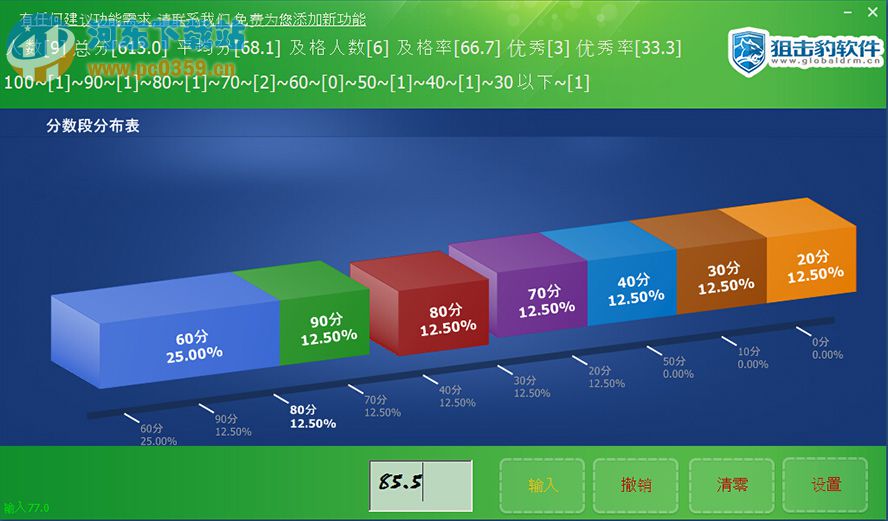 狙擊豹考試成績統(tǒng)計精靈 1.3 免費版