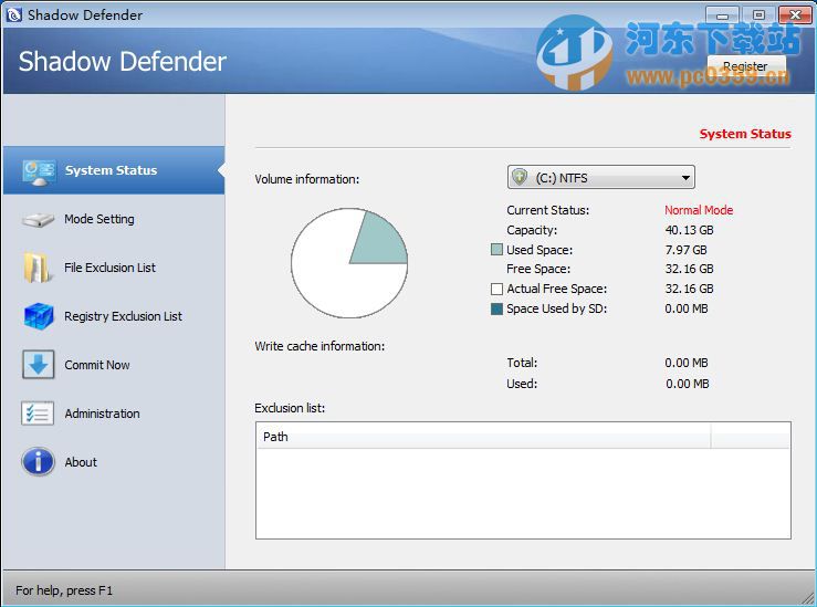 Shadow Defender(影子系統(tǒng)) 1.4.0.647 中文破解版