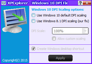 Windows10 DPI FIX(Win10字體模糊修復(fù)) 1.0 官方版