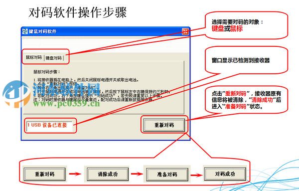 新貴2.4G無(wú)線鍵鼠對(duì)碼軟件 3.5 官方版