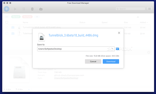 Free Download Manager Mac版 5.1.0 官方版