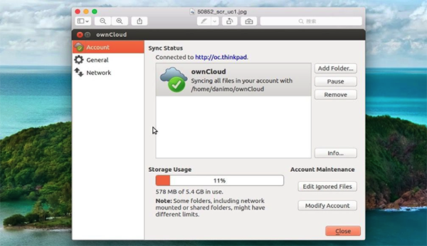 ownCloud Client For Mac 2.1.0
