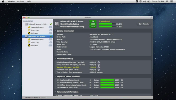 DriveDx mac版 1.4.2
