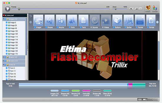 Flash Decompiler Trillix Mac版 5.3.1301