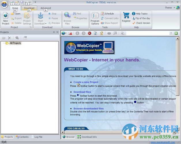 WebCopier(離線瀏覽) 6.1 官方版