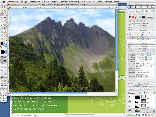 PhotoLine for mac版 19.03