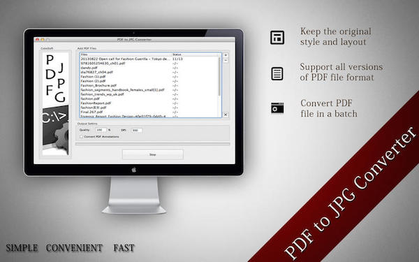 PDF轉JPG轉換器Mac版 1.6