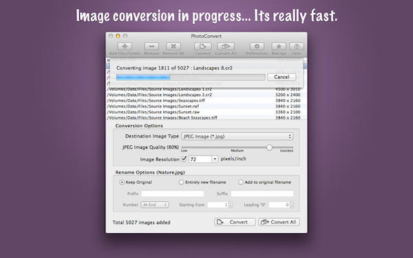 PhotoConvert Lite for mac版 3.3