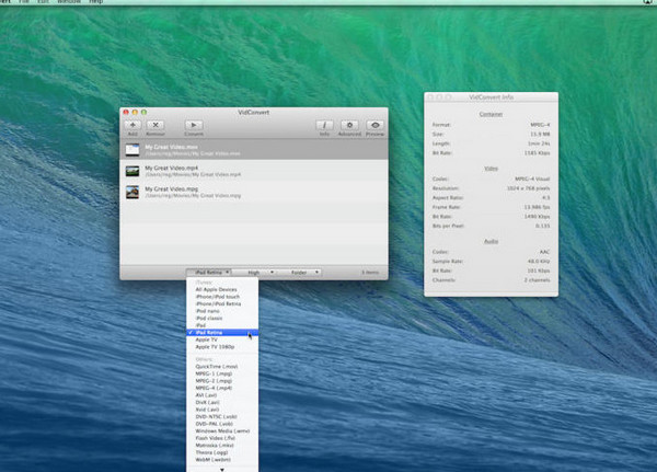 vidconvert for mac版 1.6.4