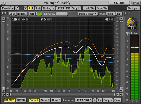 Voxengo CurveEQ Mac版 3.4