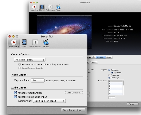 Screenflick for mac版 2.7.8