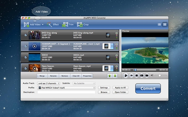 AnyMP4 MOD Converter Mac版 6.1.9