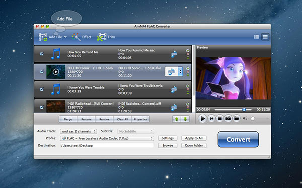 AnyMP4 FLAC Converter mac版 6.1.7