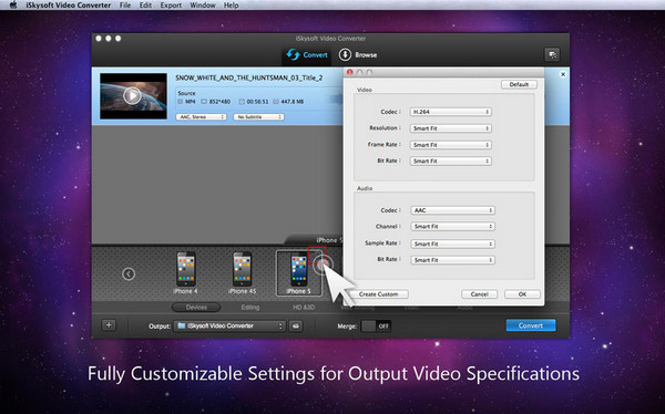 iskysoft video converter for mac版 4.5.3