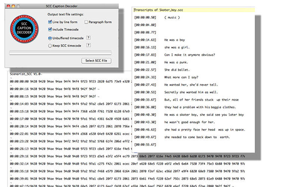 SCC Caption Decoder Mac版 1.0.0