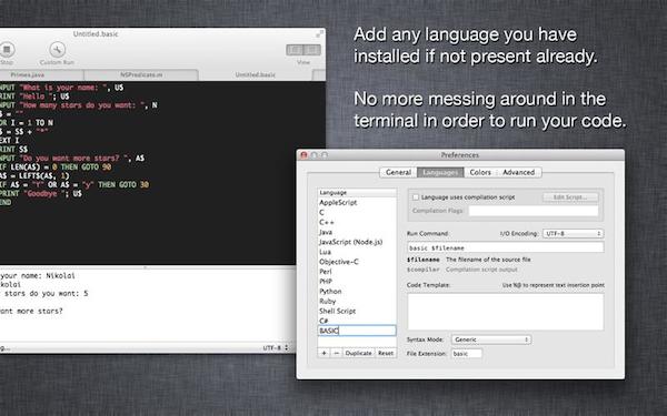 coderunner for mac版 2.3