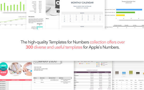 Templates Numbers Mac版 4.2