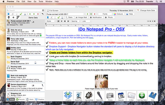 iDo Notepad Pro Mac版 1.0