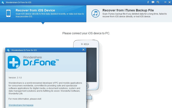 Wondershare dr.fone for ios Mac版 6.2.0