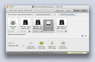 Disk Drill Media Recovery for mac版 2.5.432