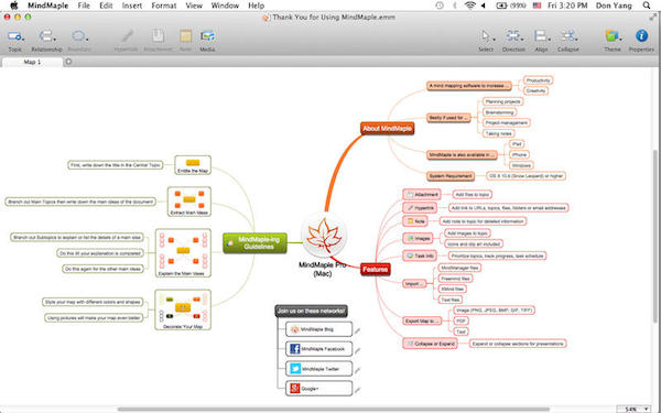 MindMaple for mac版 1.2