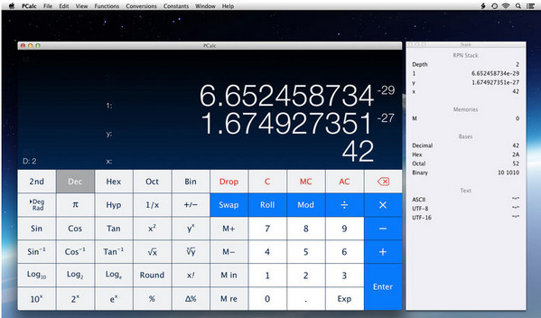 PCalc計(jì)算器Mac版 4.3.1