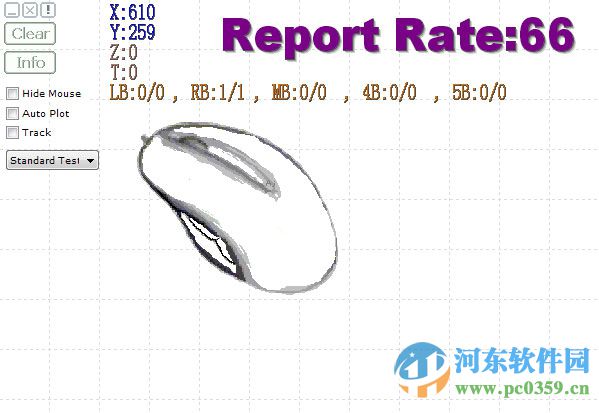 Mouse Test(鼠標(biāo)檢測(cè)工具) 1.1.1 綠色版