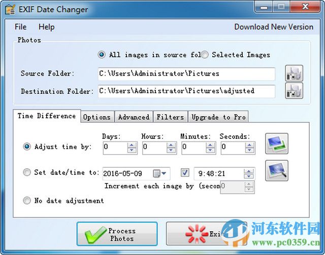 EXIF Date Changer(數(shù)碼相片EXIF信息編輯器) 3.8 官方正式版