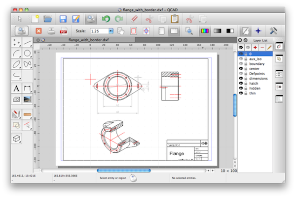 QCad for mac版 3.14.3