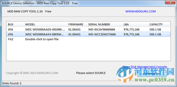 hdd raw copy tool