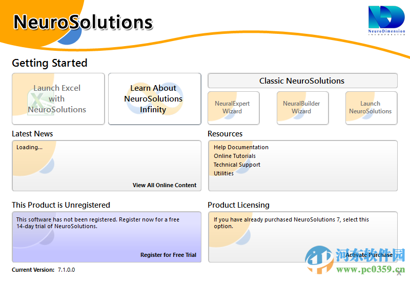 NeuroSolutions下載 7.1.0.0 官方版