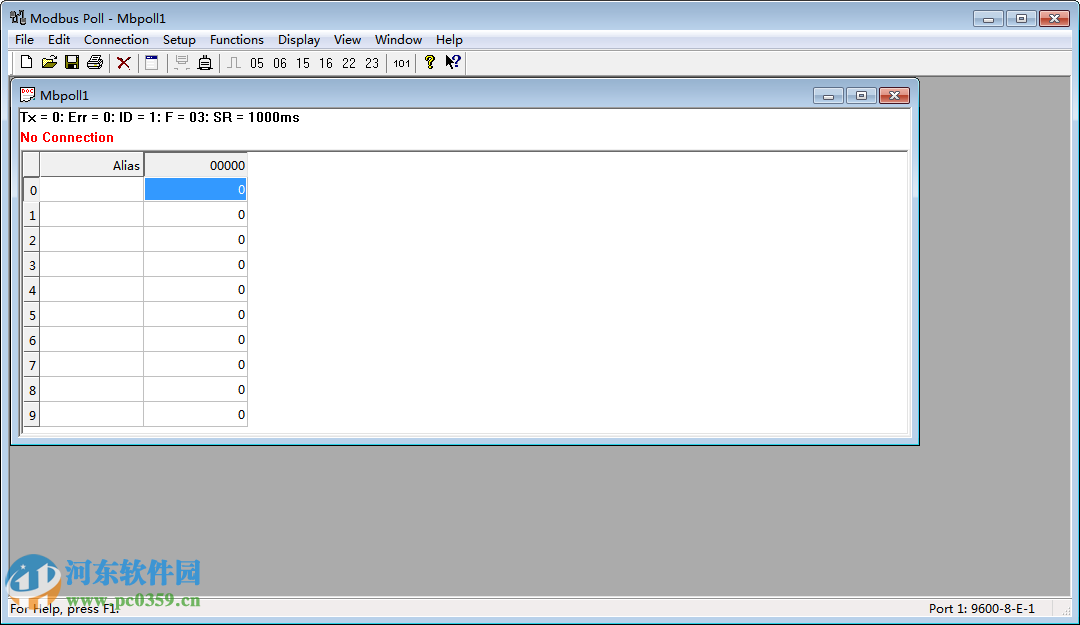 Modbus Poll(modbus主設(shè)備模擬工具)下載 附注冊碼 4.3.4 免費版