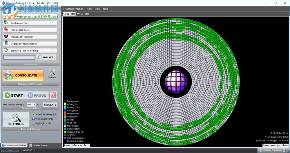 UltimateDefrag(磁盤碎片整理軟件) 4.0.98.0 免費(fèi)版