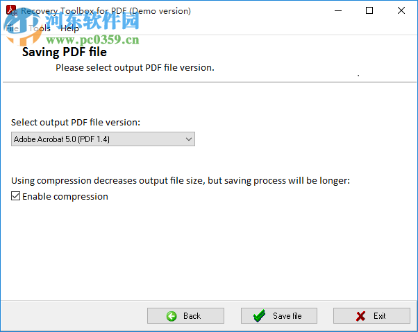 PDF文件修復工具(Recovery Toolbox for PDF) 2.0.0.0 官方安裝版