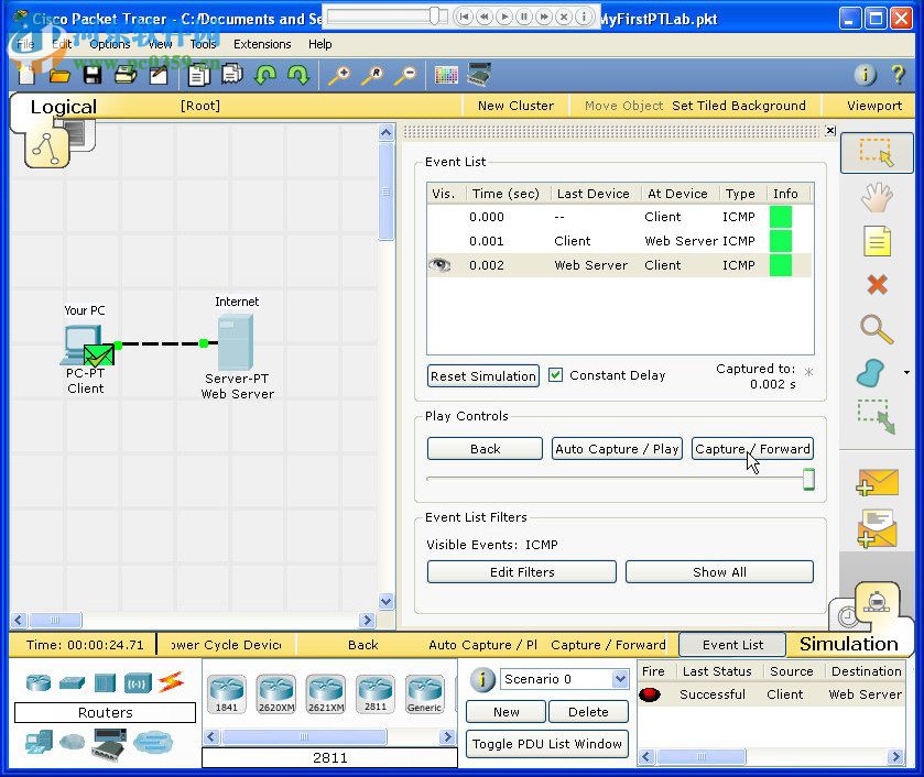 cisco packet tracer下載 7.2 官網(wǎng)正式版