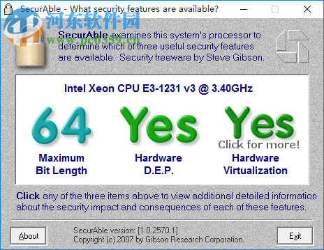 SecurAble中文版(VT檢測工具)下載 1.0.2570.1 綠色版