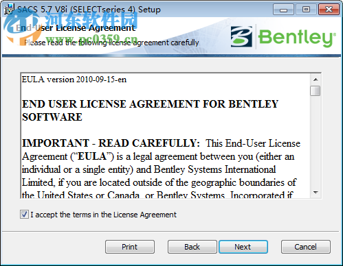 Bentley SACS V8i下載(SELECTSeries 4) 05.06.02.03 免費(fèi)版