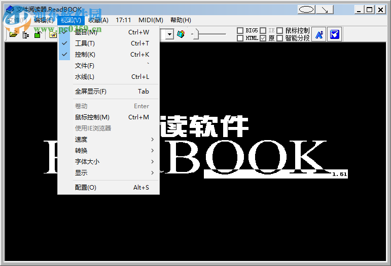 ReadBook閱讀器綠色版(附注冊碼) 1.63 綠色特別版